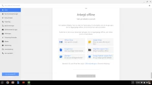 Offline-apps på Chrome OS