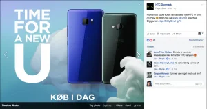 HTC U Ultra og HTC U Play er nu til salg (Kilde: HTC Danmark)