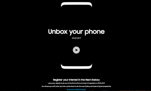 Afsløringen af Samsung Galaxy S8 og Galaxy S8+ livestreames på Samsung.com