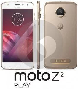 Dette skulle angiveligt være et lækket pressefoto af Moto Z2 Play (Kilde: GSMArena.com)
