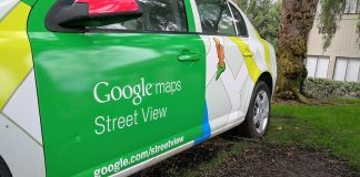 Google Street View bil
