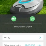 App til Gardena robotplæneklipper (Foto: MereMobil.dk)