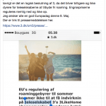 Jens Rohde giver hug til teleselskaberne for prisstigningerne, der følger efter de nye EU-regler om fri roaming (Kilde: Facebook)