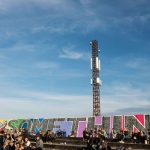 3 har opsat opsat Massive MIMO udstyr i fem master på Roskilde 2017 - bl.a. i denne mast, som står bag ved tribunen , der er placeret på den bagerste del af tilskuerarealet ved Orange Scene - også kaldet Grand Stand (Foto 3)