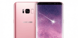 Samsung Galaxy S8+ i Rose Pink (Kilde: GSMArena.com)