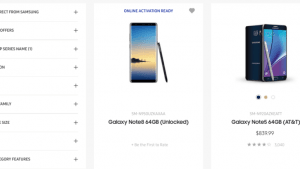 Samsung har lagt billeder og oplysninger om Galaxy Note 8 online kortvarigt den anden dag (Kilde: Android Police)