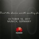 Huawei har udsendt invitationerne til et event mandag den 16. oktober 2017 i München. Her ventes det, at de vil afsløre Huawei Mate 10 (Kilde: Huawei)