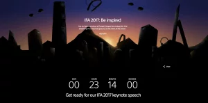 Livestream af Sony's pressemøde til IFA 2017