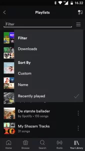 Spotify playliste tip