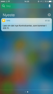 Apple giver tip om iOS 11 (Kilde: MereMobil.dk)