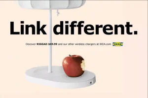 Ikea klar med ny kampagne for deres trådløse opladningsprodukter (Foto: Ikea)