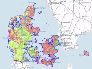Bredbånd i Danmark ifølge Tjekditnet.dk (Foto: MereMobil.dk)
