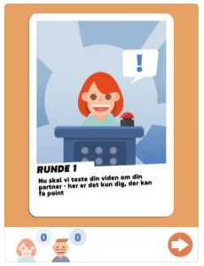 Screenshots fra mobilspillet "Samspil" (Kilde: App Store)
