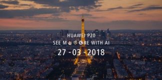 Huawei P20-event i Paris - marts 2018