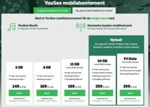 YouSee abonnementer 110618