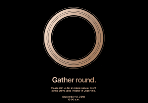 Invitation til Apple-event onsdag den 12. september 2018 