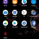 Skærmbillede fra Xperia XZ3