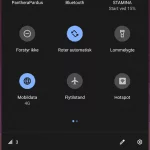 Skærmbillede fra Xperia XZ3