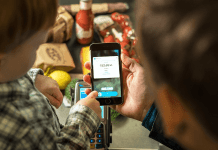 Billede, der viser en betaling med MobilePay i Meny (Foto: MobilePay)