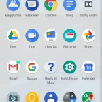 Skærmbillede fra Motorola One