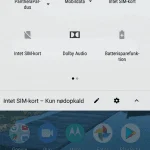 Skærmbillede fra Motorola One