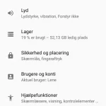 Skærmbillede fra Motorola One