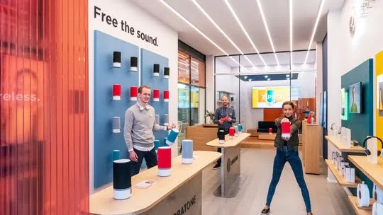 Billede inde fra Libratone butikken (Foto: Libratone)