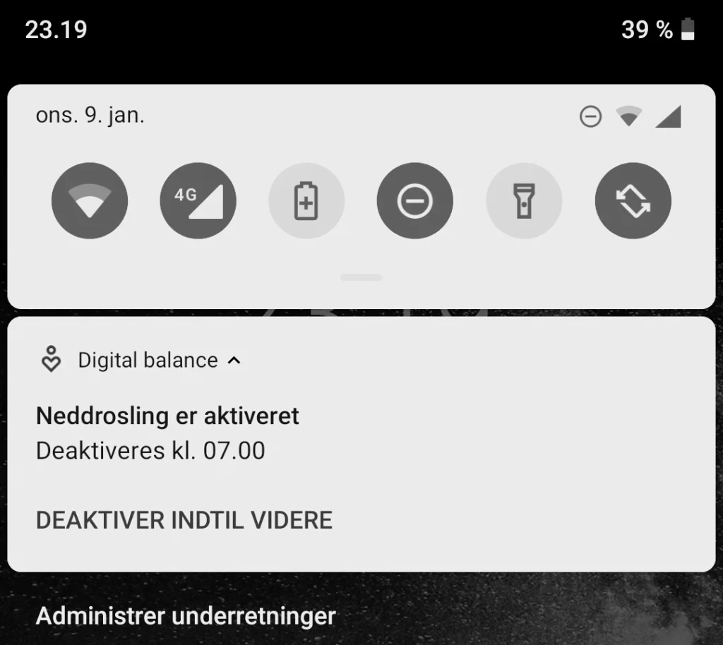 Digital Balance, Nokia 8.1 