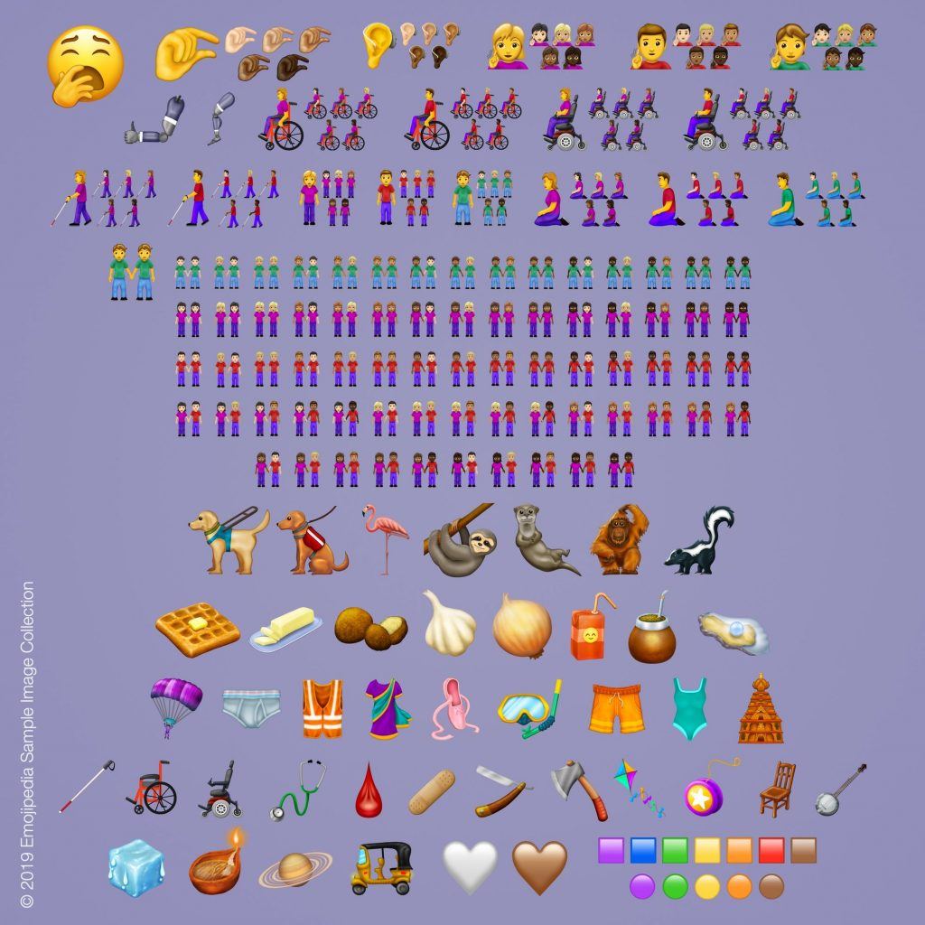 Nye emojis i Unicode 12 