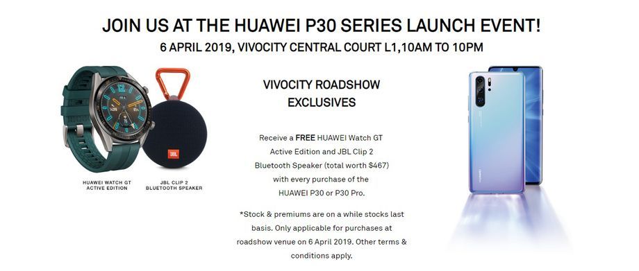 Huawei P30 event side (Kilde: The Verge)