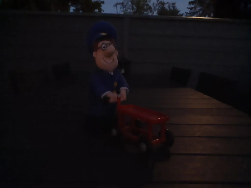 Taget med Samsung Galaxy S10+ i nattilstand