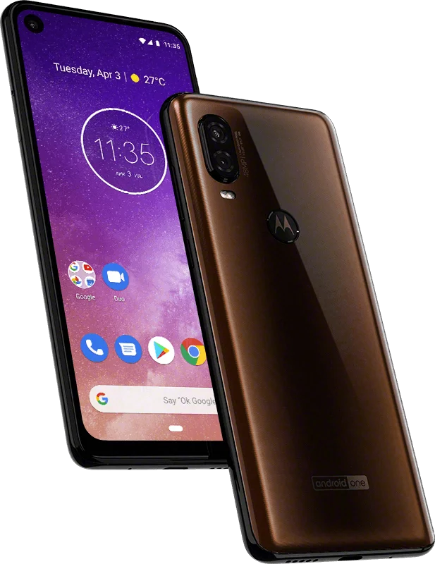Motorola One Vision, bronze gradient