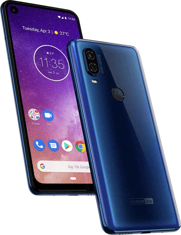 Motorola One Vision, sapphire