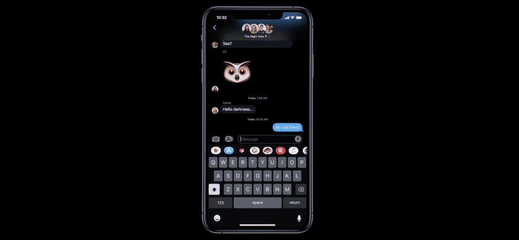 Dark Mode i iOS 13