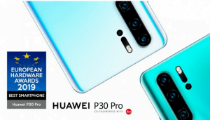 Huawei P30 Pro er kåret til ”Bedste Smartphone” prisen fra European Hardware Awards