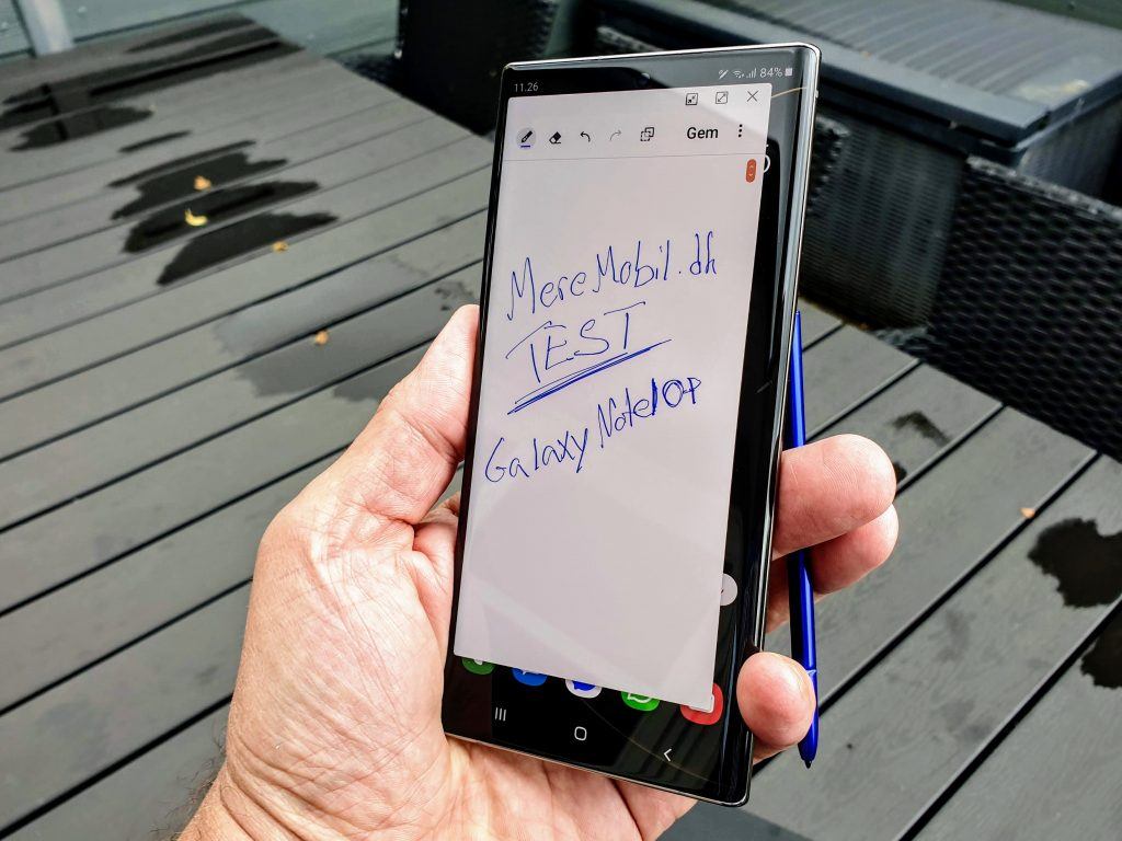 Test af Samsung Galaxy Note10+ er i gang