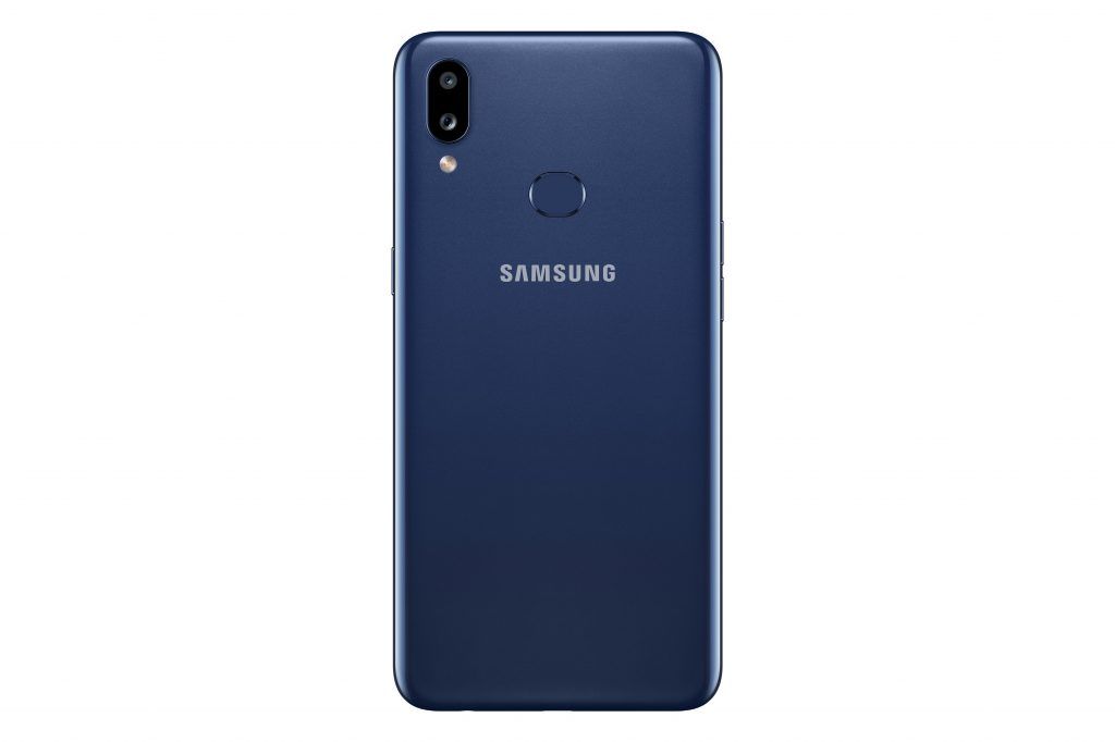 Galaxy A10s i farven blå (Foto: Samsung)