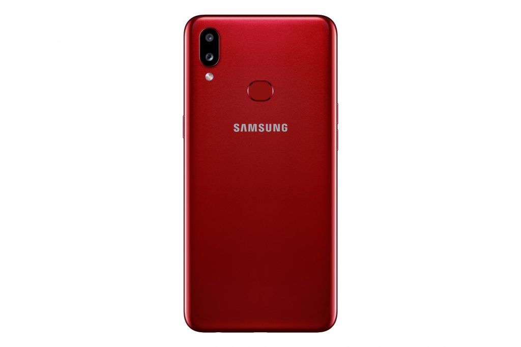 Galaxy A10s i farven rød (Foto: Samsung)