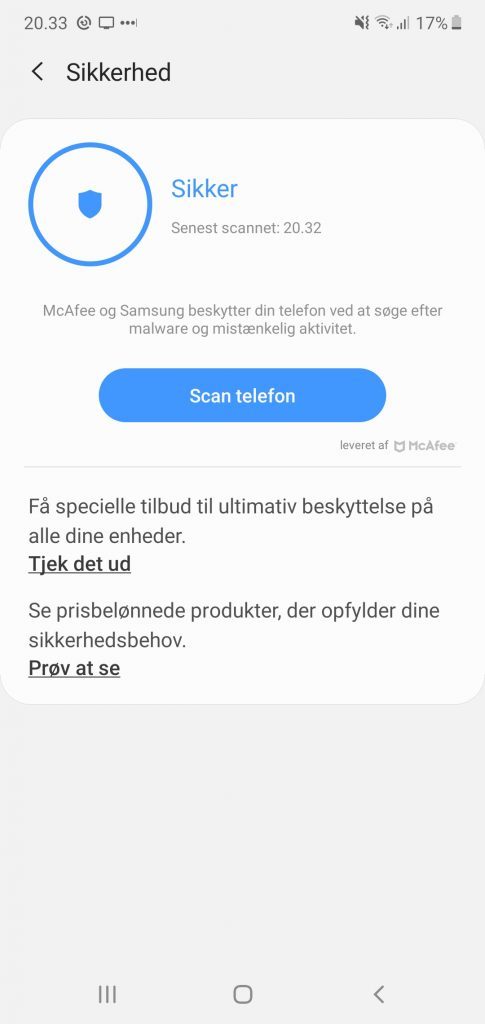 Skærmbillede, Samsung Galaxy Note10+