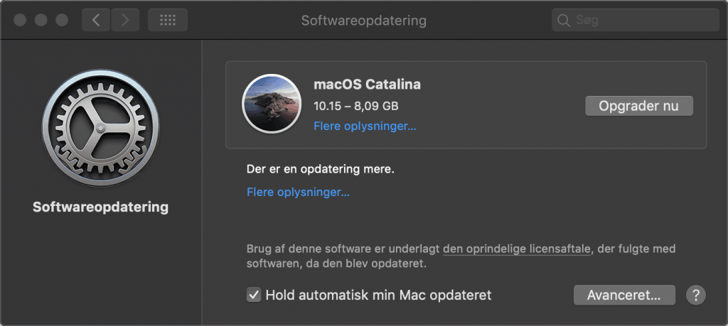 macOS Catalina er frigivet