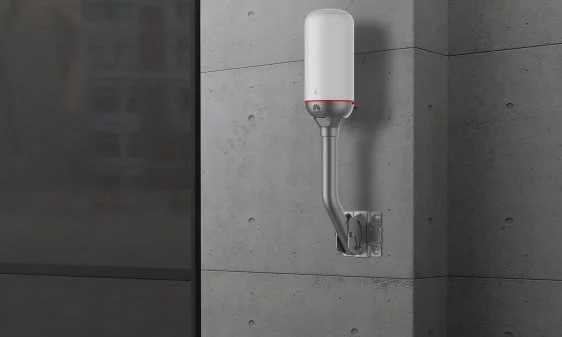 Den nye router med antenne forstærker 4G-signalet i hjemmet (Foto: Teleselskabet 3)