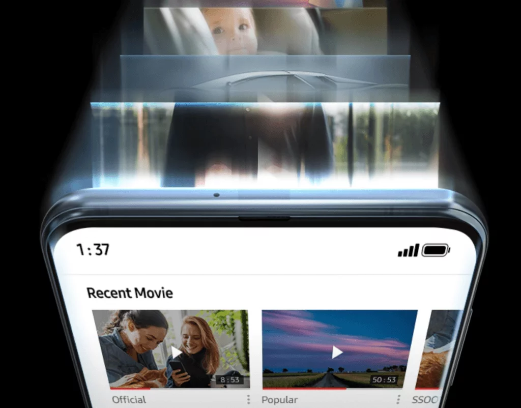 Samsung skærmopdatering