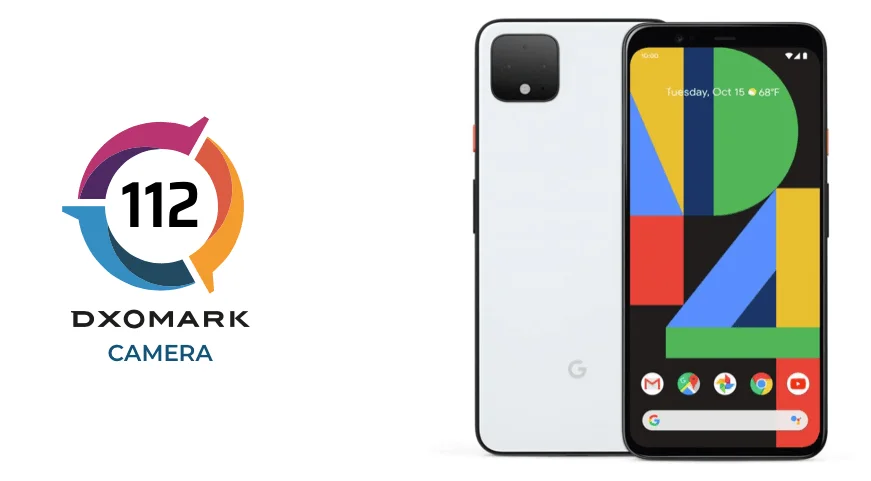 Google Pixel 4 har fået 112 point i testen hos DxOMark (Kilde: DxOMark)