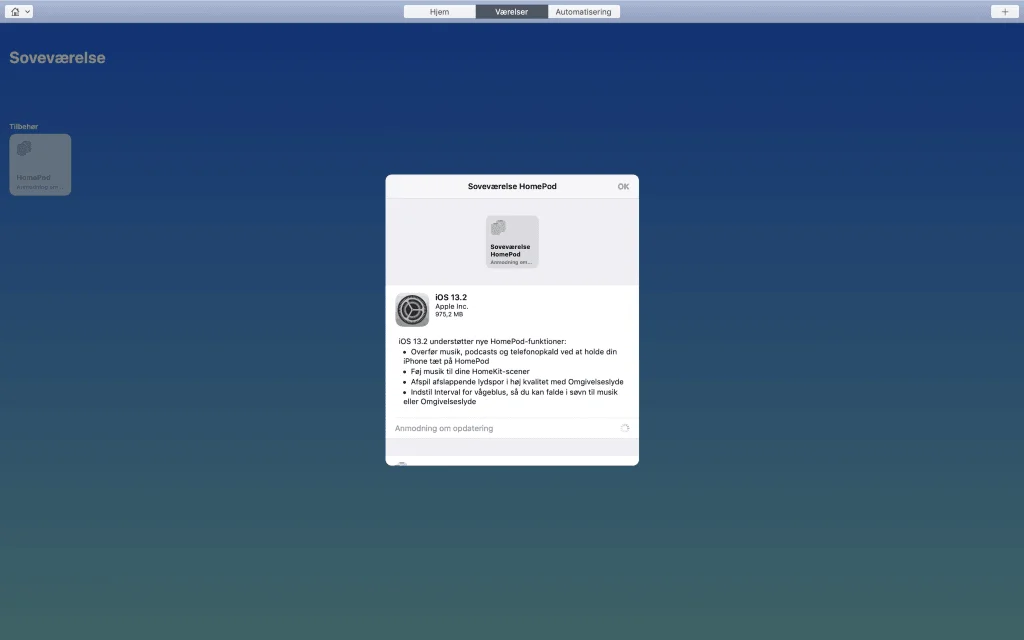 iOS 13.2 på HomePod (Foto: MereMobil)
