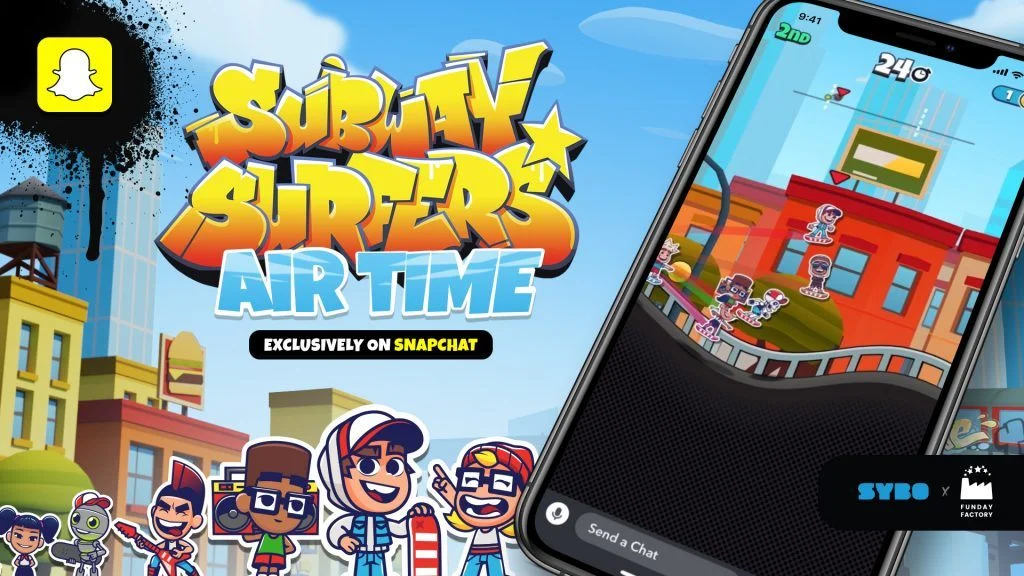 Subway Surfers Airtime klar på Snap Games (Foto: SYBO)
