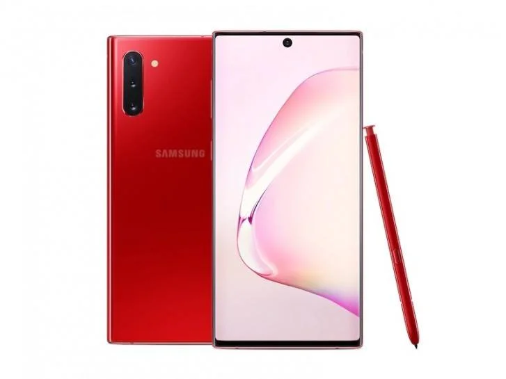 Samsung Galaxy Note10 i Aura Red (Foto: Samsung)