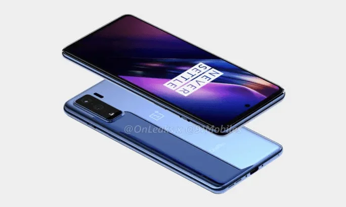 Lækkede billeder af det der ventes at være OnePlus 8 Lite (Kilde: @OnLeaks / 91Mobiles)