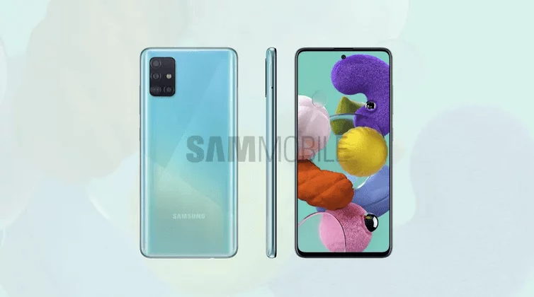 Lækkede billeder af Samsung Galaxy A51 (Kilde: SamMobile)
