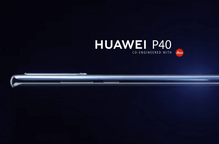 Billede af den kommende Huawei P40 (Kilde: GSMArena.com)