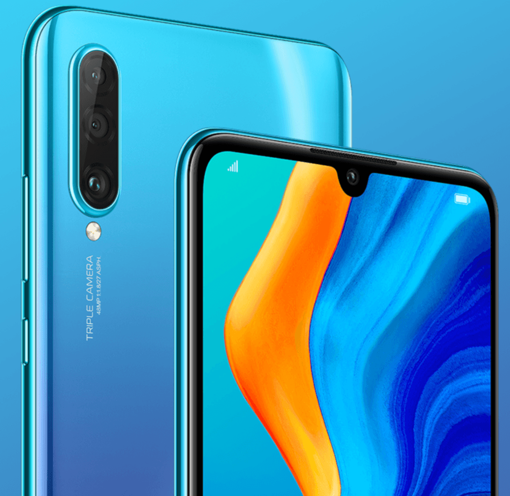 REY Cover Gel TPU Per Huawei P30 Lite E New Edition - Custodia Sottile 360° Full Body Trasparente